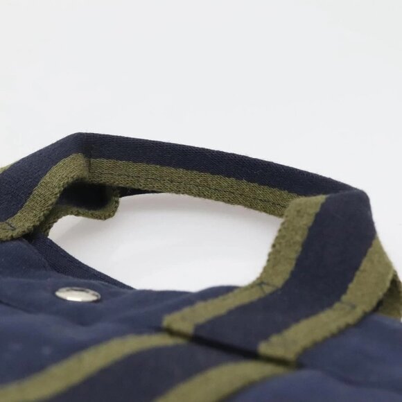 HERMES Fourre Tout MM Hand Bag Canvas Navy Auth - Picture 9 of 15